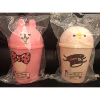 ★セール★【カナヘイ】×7-11 イベント ピスケとうさぎのゴミ箱セットとおまけ(キャラクターグッズ)
