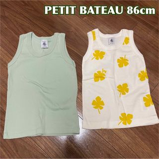 PETIT BATEAU - PETIT BATEAU プチバトー タンクトップ 2ans 86cm