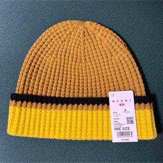 ユニクロ(UNIQLO)の【新品未使用】ユニクロ×マルニ　コラボ　ポップコーンニットビーニー　UNIQLO(ニット帽/ビーニー)