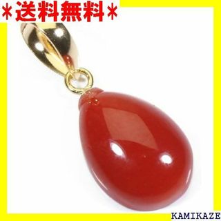 ☆在庫処分 血赤珊瑚 ペンダントトップ しずく K18 イ ANSUI 2486 www