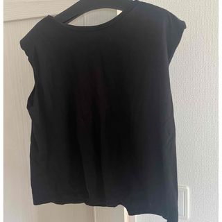 エイチアンドエム(H&M)の楽ちん★黒カットソー★週末セール★(カットソー(半袖/袖なし))