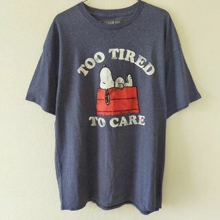 ピーナッツ(PEANUTS)の美品 PEANUTS ピーナッツ スヌーピー オールドプリント  Tシャツ XL(Tシャツ/カットソー(半袖/袖なし))