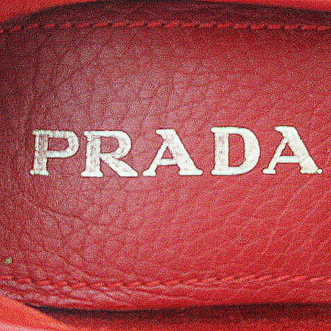 PRADA(プラダ)のプラダ レザー ドライビングシューズ ローファー スクエアトゥ 35 赤 靴 レディースの靴/シューズ(ローファー/革靴)の商品写真