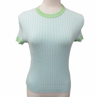 シャネル ニット/セーター(レディース)(ブルー・ネイビー/青色系)の