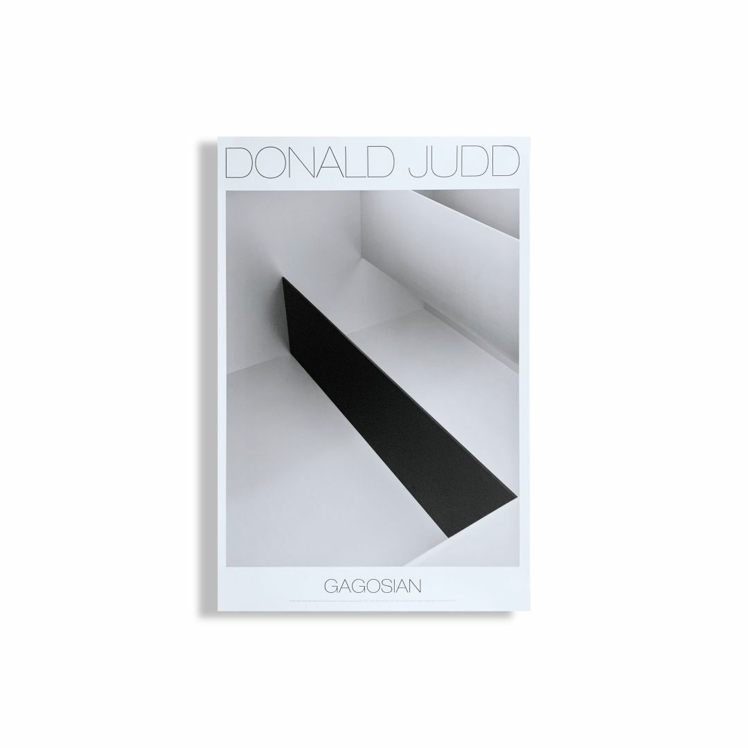 Donald Judd ドナルド・ジャッド 2023年 展覧会 ポスター