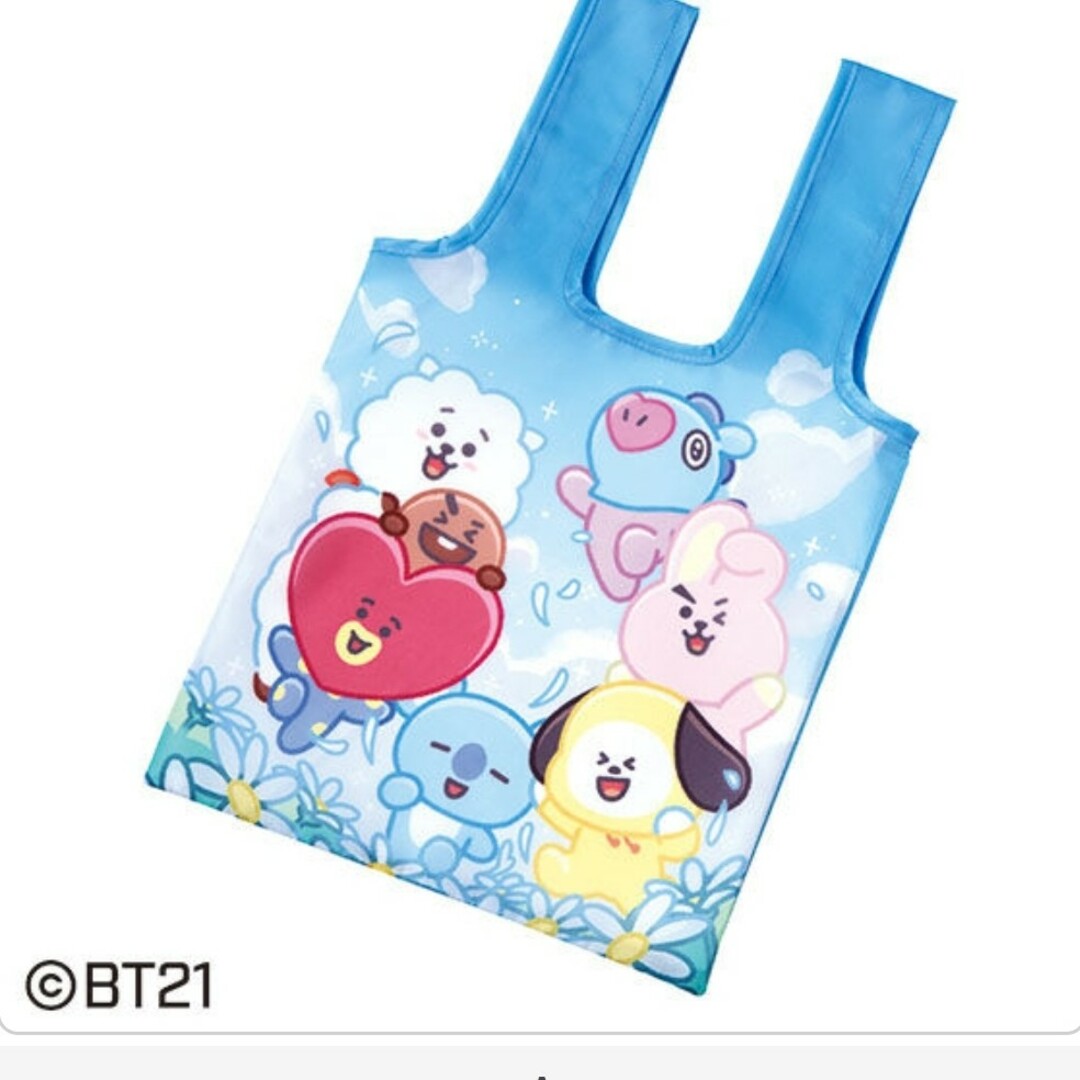 BT21(ビーティーイシビル)のBT21 5th anniversary トートバッグ エンタメ/ホビーのタレントグッズ(アイドルグッズ)の商品写真