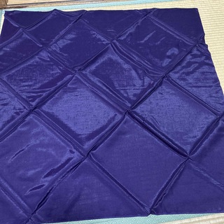 風呂敷 ふろしき 紬つむぎ 紫 16 未使用品(和装小物)