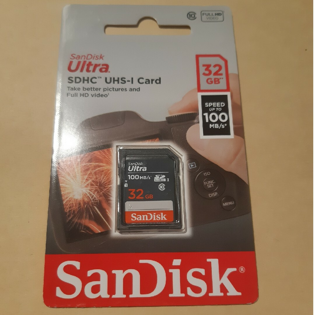 SanDisk(サンディスク)のSanDisk　Ultra　SDHC UHS-I CARD 32GB スマホ/家電/カメラのPC/タブレット(PC周辺機器)の商品写真