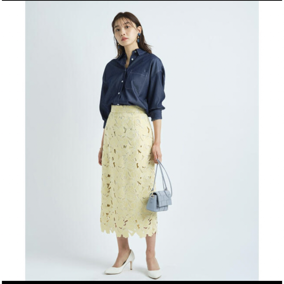 💖JASGLITTY未使用イエロースカート💖size2 レディースのスカート(ロングスカート)の商品写真