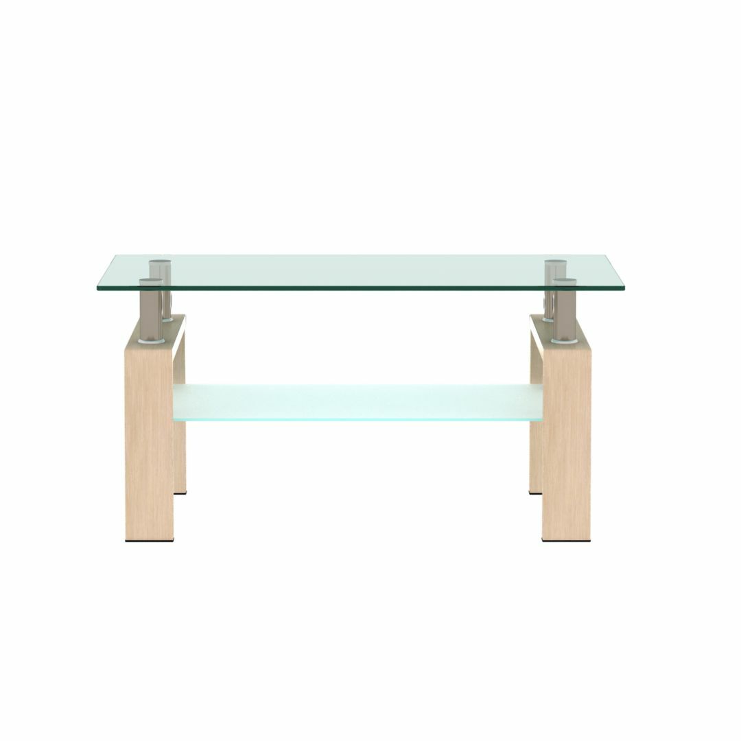 長方形の客間テーブル ガラス センターテーブル センターテーブルの