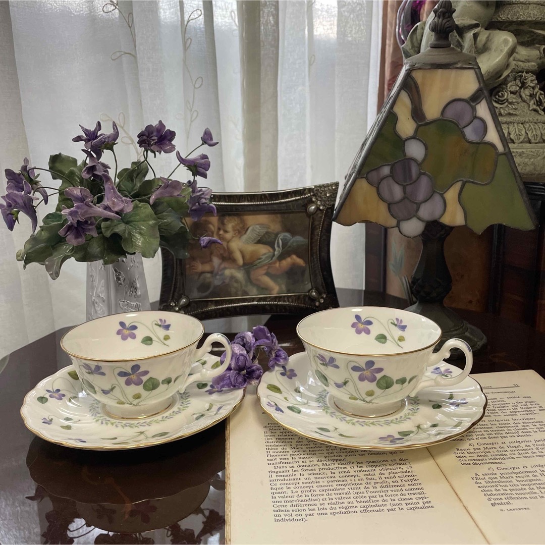 Noritake - 専用ノリタケ カップ&ソーサー ボーンチャイナ