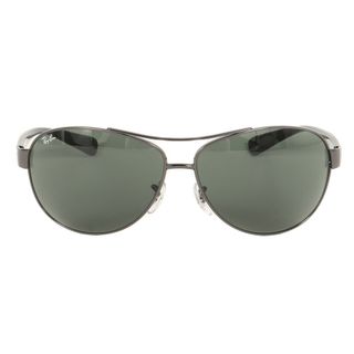 レイバン(Ray-Ban)のRay Ban レイバン ティアドロップ サングラス RB3386 004/71 ガンメタルフレーム グリーンスモークレンズ 67□13 イタリア製 ブランド メガネ 【メンズ】【中古】(サングラス/メガネ)