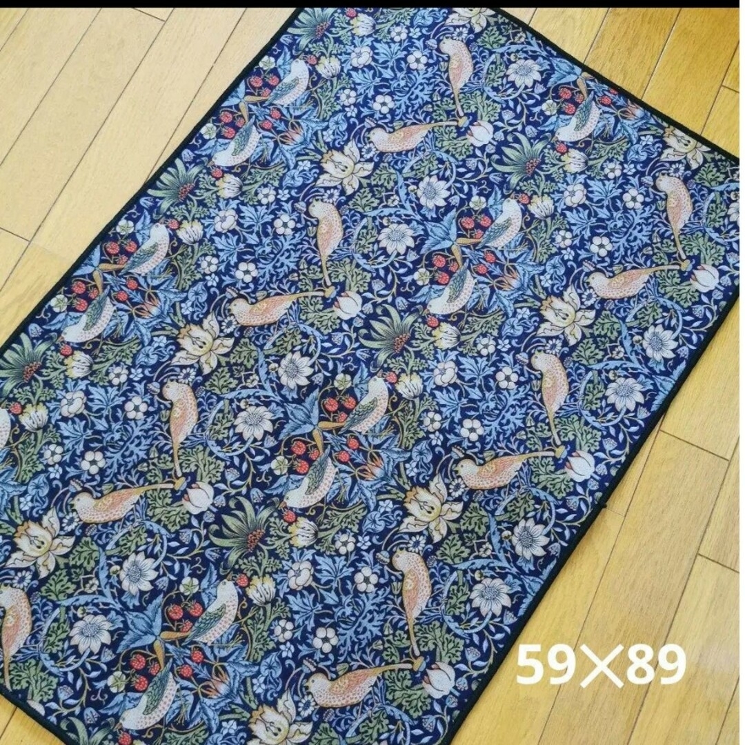 全店販売中 ウィリアムモリス いちご泥棒 玄関マット jsu.osubb.ro