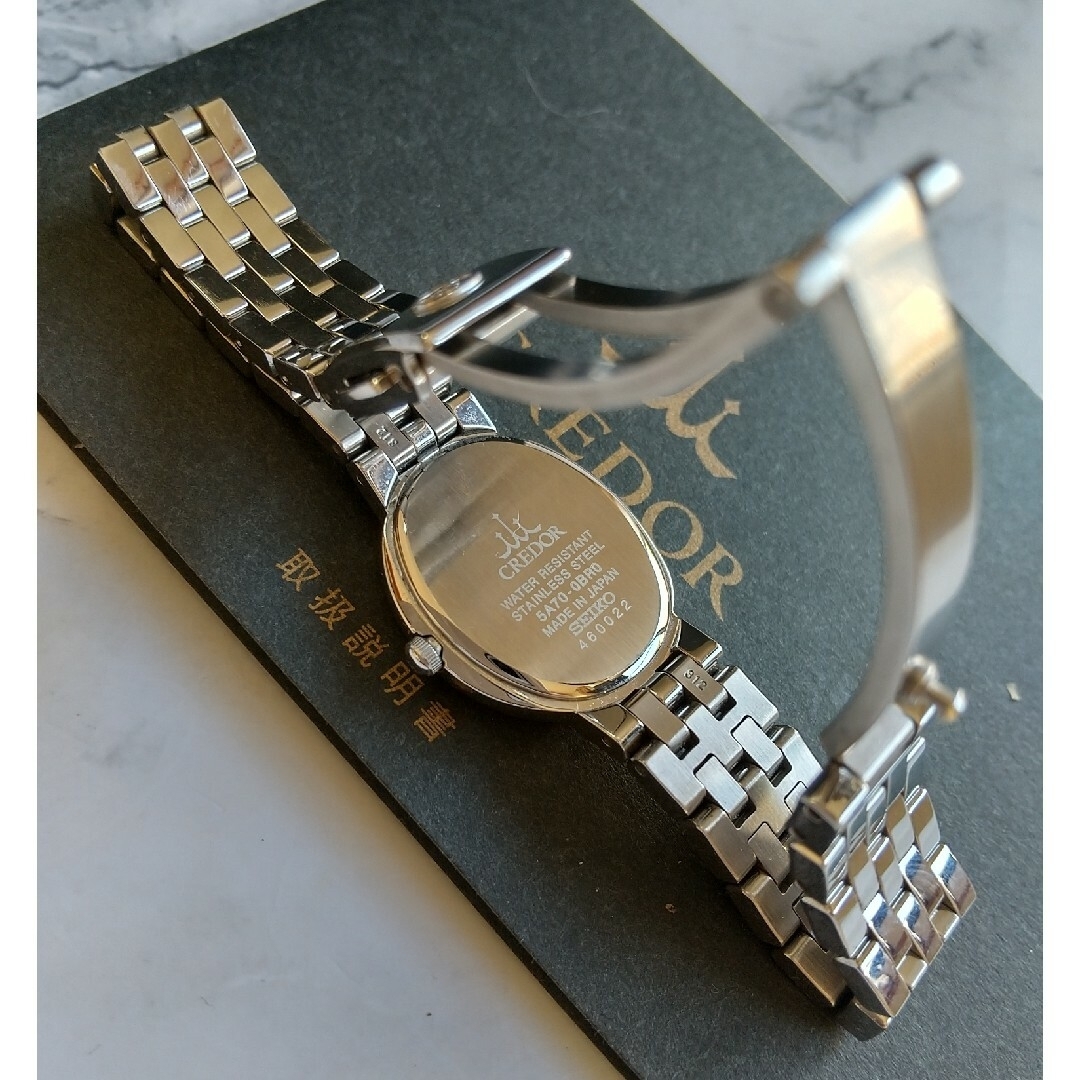 CREDOR(クレドール)のクレドール 美品 白蝶貝ピクウェ12Pダイヤプレミア希少 限定150本レディース レディースのファッション小物(腕時計)の商品写真