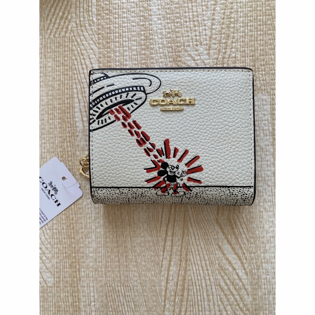 再入荷！ coach コーチ 二つ折り財布 ディズニー キース | www