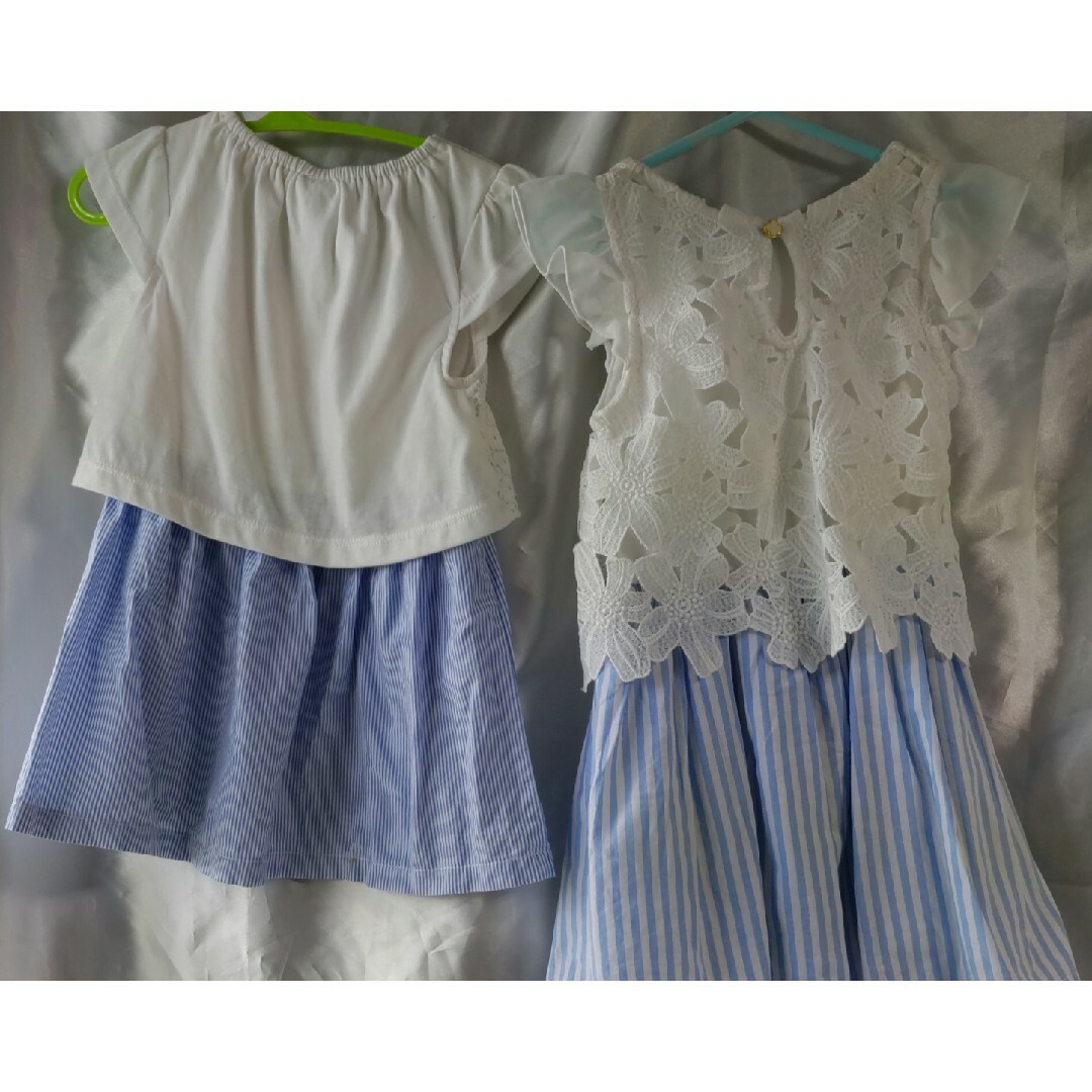 ワンピース90㎝　100㎝ キッズ/ベビー/マタニティのキッズ服女の子用(90cm~)(ワンピース)の商品写真