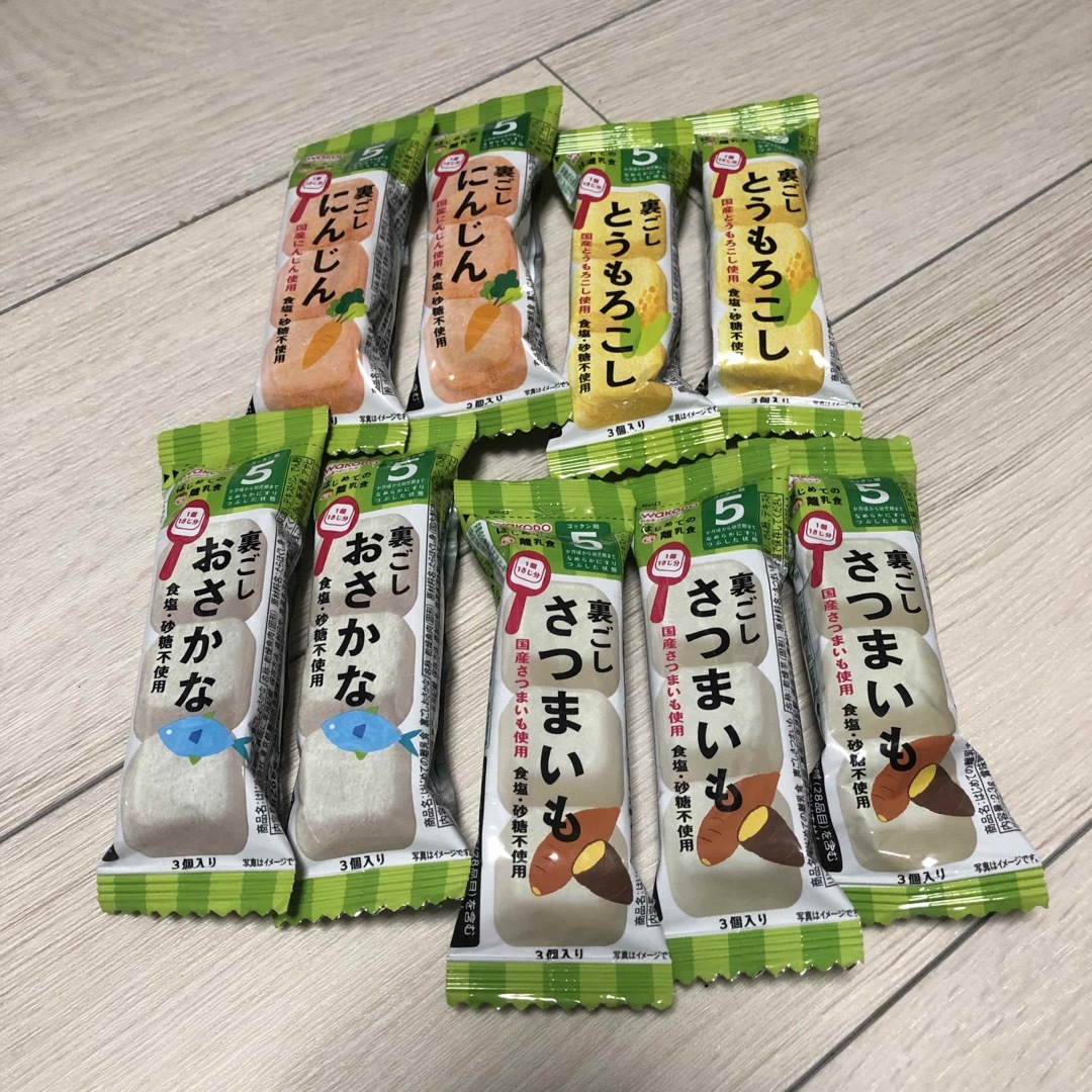 和光堂　はじめての離乳食　裏ごしシリーズ キッズ/ベビー/マタニティのキッズ/ベビー/マタニティ その他(その他)の商品写真