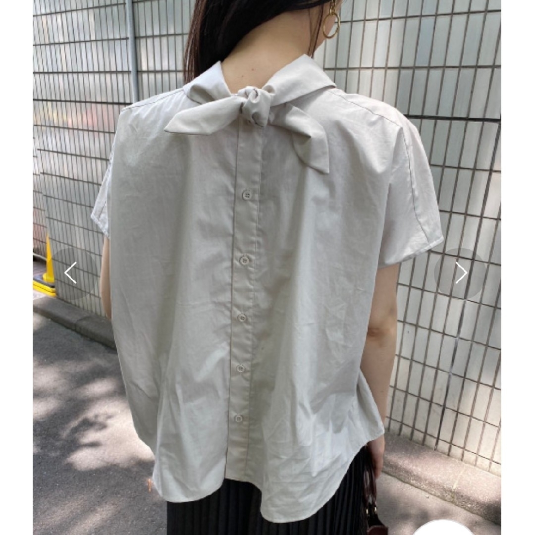 Ameri VINTAGE(アメリヴィンテージ)のAmeri VINTAGE 2WAY BACKWARDS SHIRT レディースのトップス(シャツ/ブラウス(半袖/袖なし))の商品写真