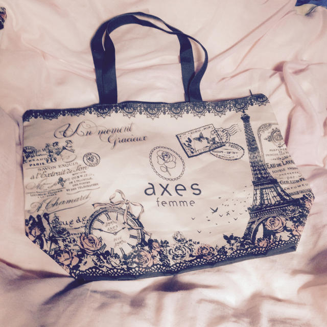 axes femme(アクシーズファム)のアクシーズファム トートバッグ ピンク レディースのバッグ(トートバッグ)の商品写真