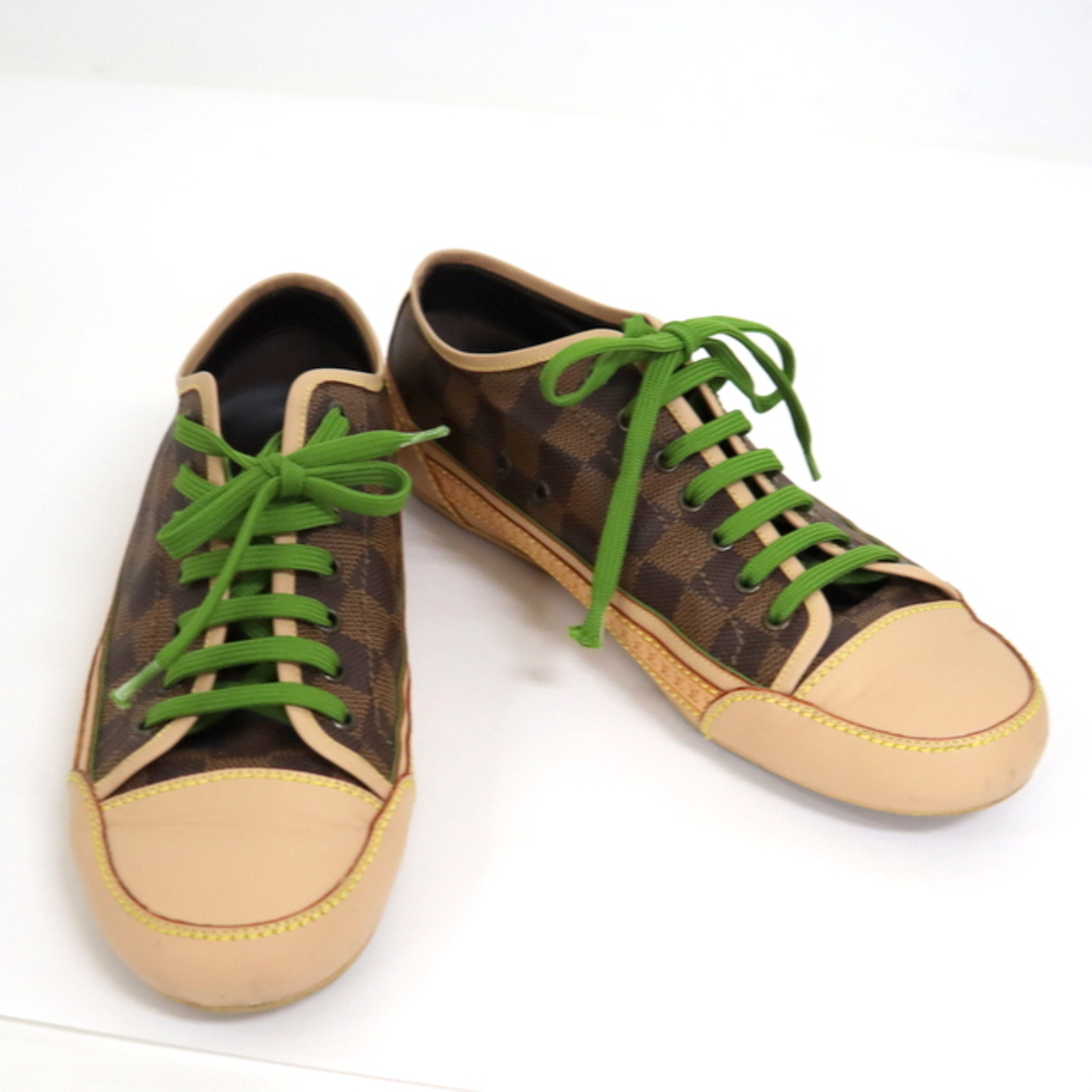 LOUIS VUITTON】ルイヴィトン ローカットスニーカー ダミエ サイズ:7