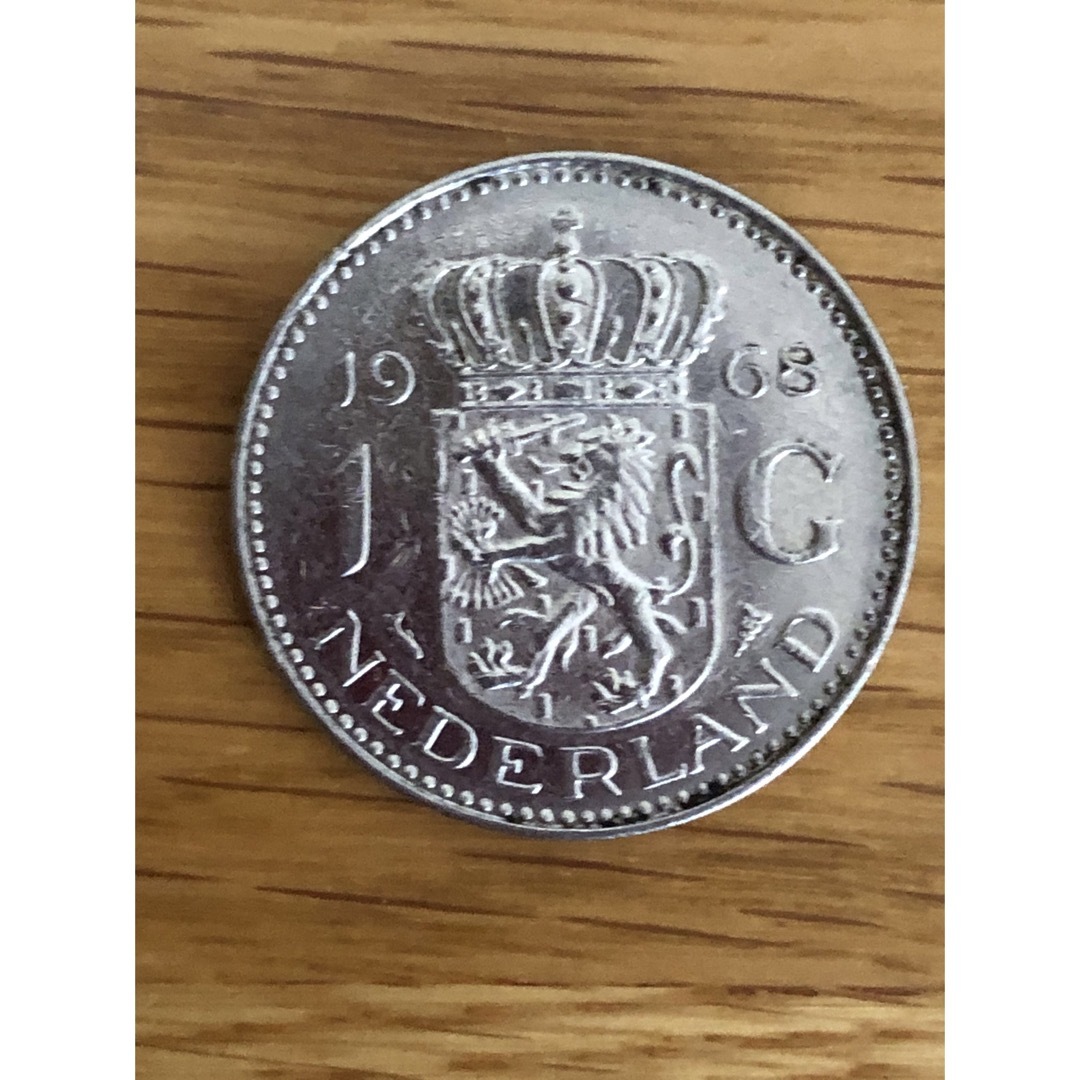 海外コイン　フランス　20サンチーム  　オランダ　1ギルター　2枚セット エンタメ/ホビーの美術品/アンティーク(貨幣)の商品写真