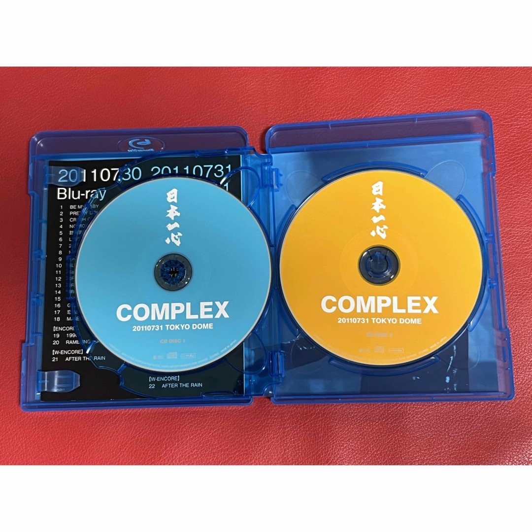 COMPLEX 20110730 日本一心 TOKYO DOME Blu-ray エンタメ/ホビーのDVD/ブルーレイ(ミュージック)の商品写真