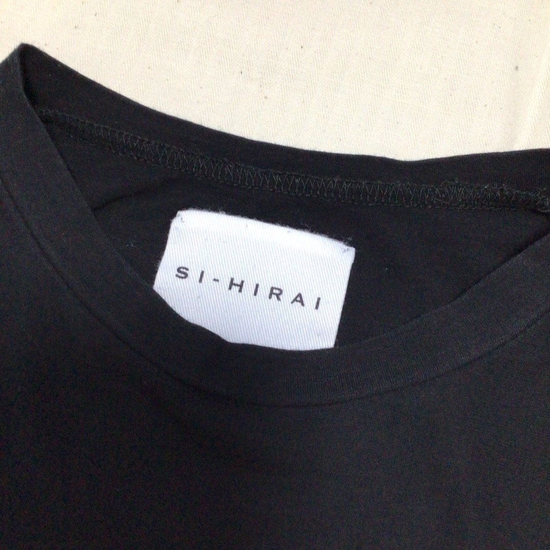 SI-HIRAI(スーヒライ)の良品完売品 SI-HIRAI スーヒライ サークルドレープTシャツ ^^☆ レディースのトップス(カットソー(半袖/袖なし))の商品写真