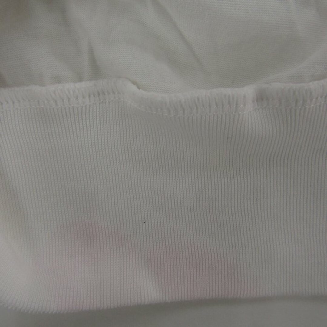 DAKS(ダックス)のダックス ポロシャツ 半袖 襟チェック カットソー トップス コットン100％ レディース Lサイズ ホワイト DAKS レディースのトップス(ポロシャツ)の商品写真