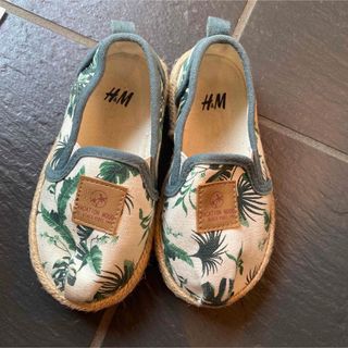 H&M キッズ エスパドリーユ シューズ 靴 サンダル ヤシの木 15cm(サンダル)