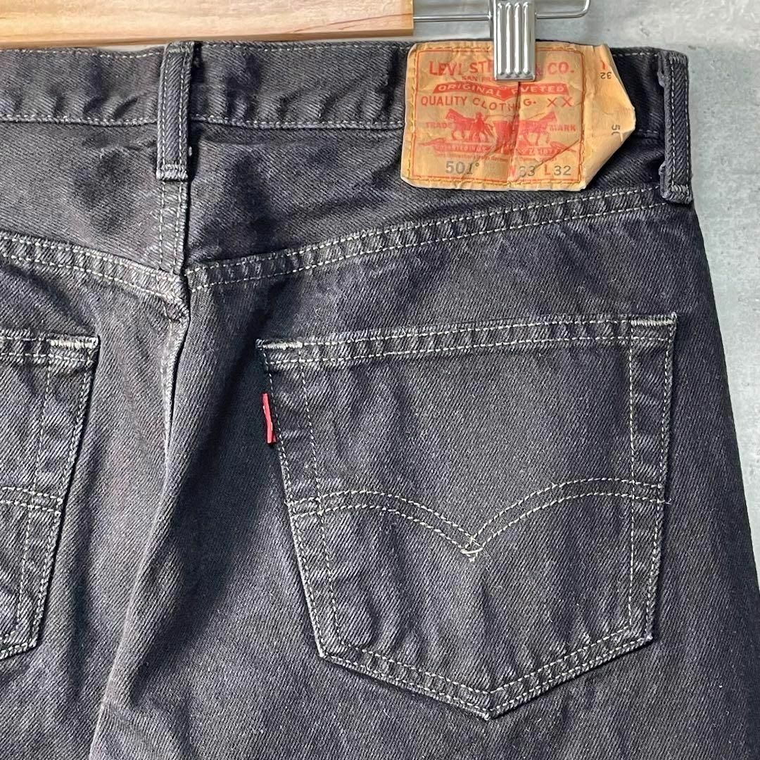 Levi's - リーバイス501 メキシコ製 ブラックデニム ゴールデンサイズ