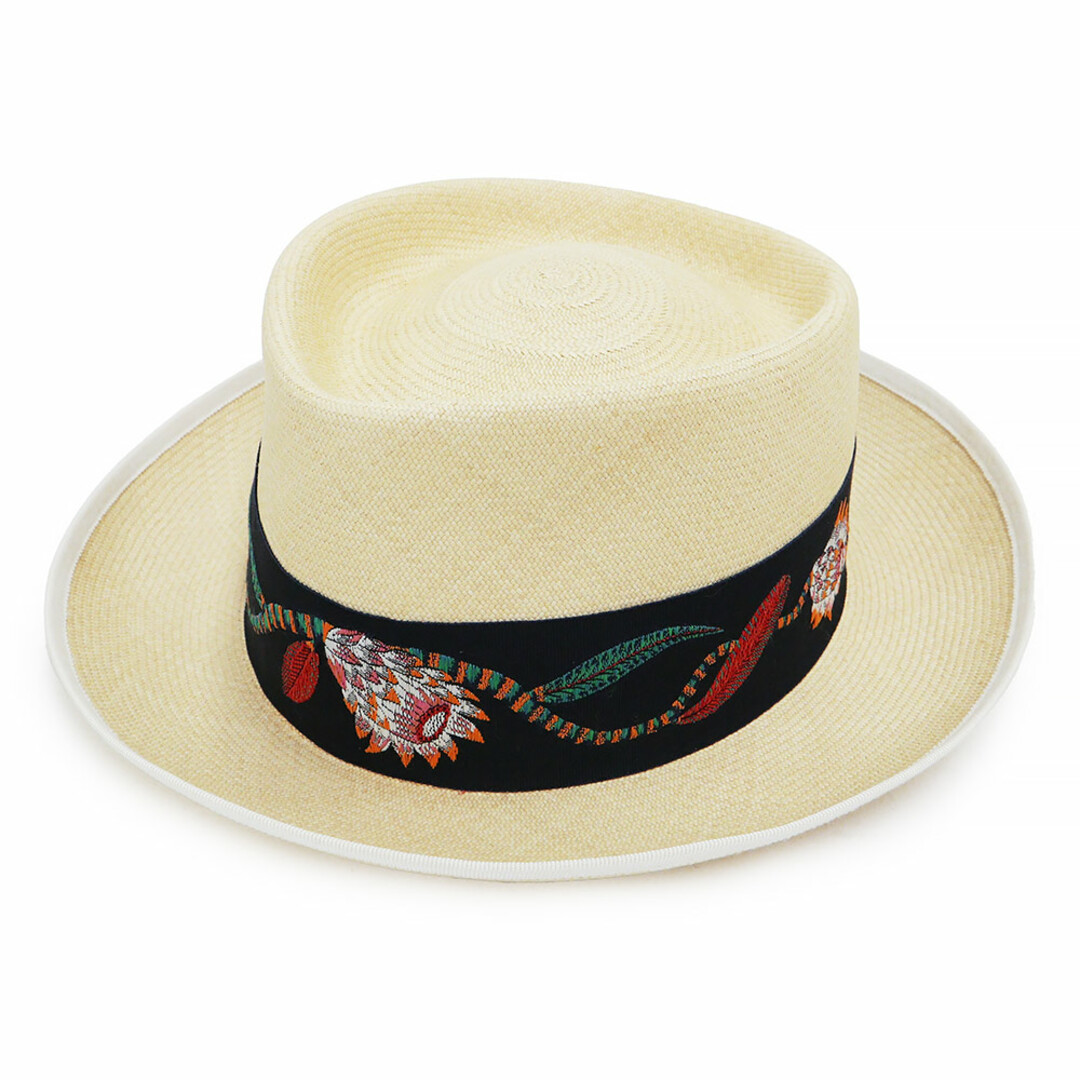 HERMES (新品・未使用品)エルメス HERMES パナマ 帽子 ハット #58