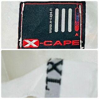X-CAPE レーシングジャケット フル刺繍 ワッペン 薄手生地 サイズXL