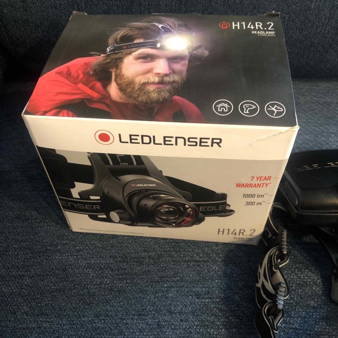 LEDLENSER(レッドレンザー)の新品未使用　Ledlenser H14R.2 LEDヘッドライト 充電式 スポーツ/アウトドアのアウトドア(ライト/ランタン)の商品写真