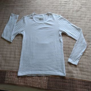 ムジルシリョウヒン(MUJI (無印良品))のボーダーTシャツ(カットソー(長袖/七分))