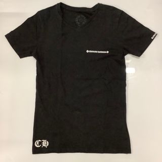 クロムハーツ(Chrome Hearts)のクロムハーツ　プリントtシャツ　vネック　ブラック　(Tシャツ/カットソー(半袖/袖なし))