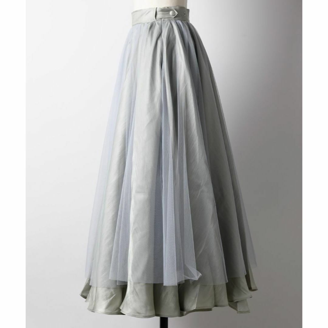 美品ラベルエチュード　Aurora Prima グリーン　フリーサイズ レディースのスカート(ロングスカート)の商品写真