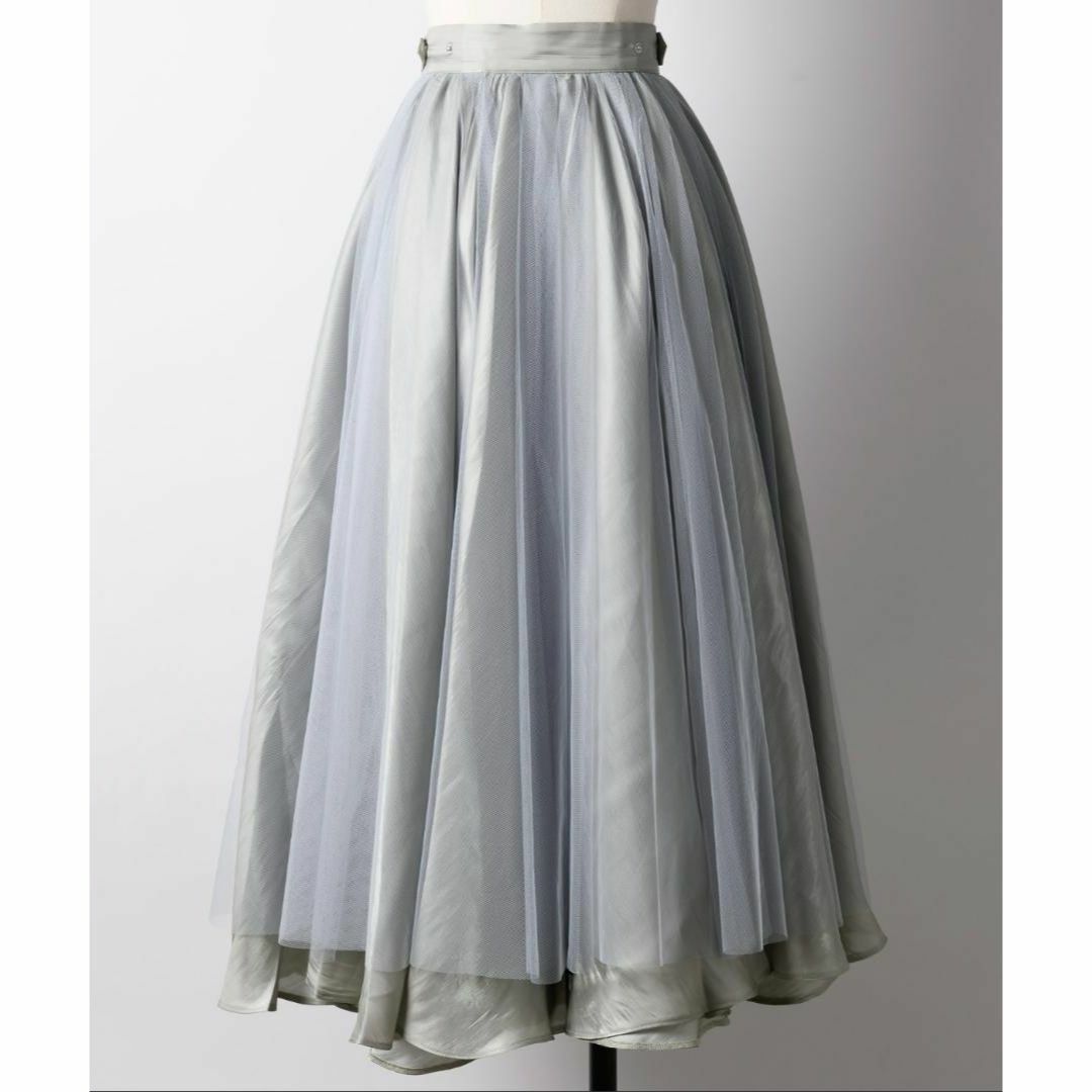 美品ラベルエチュード　Aurora Prima グリーン　フリーサイズ レディースのスカート(ロングスカート)の商品写真