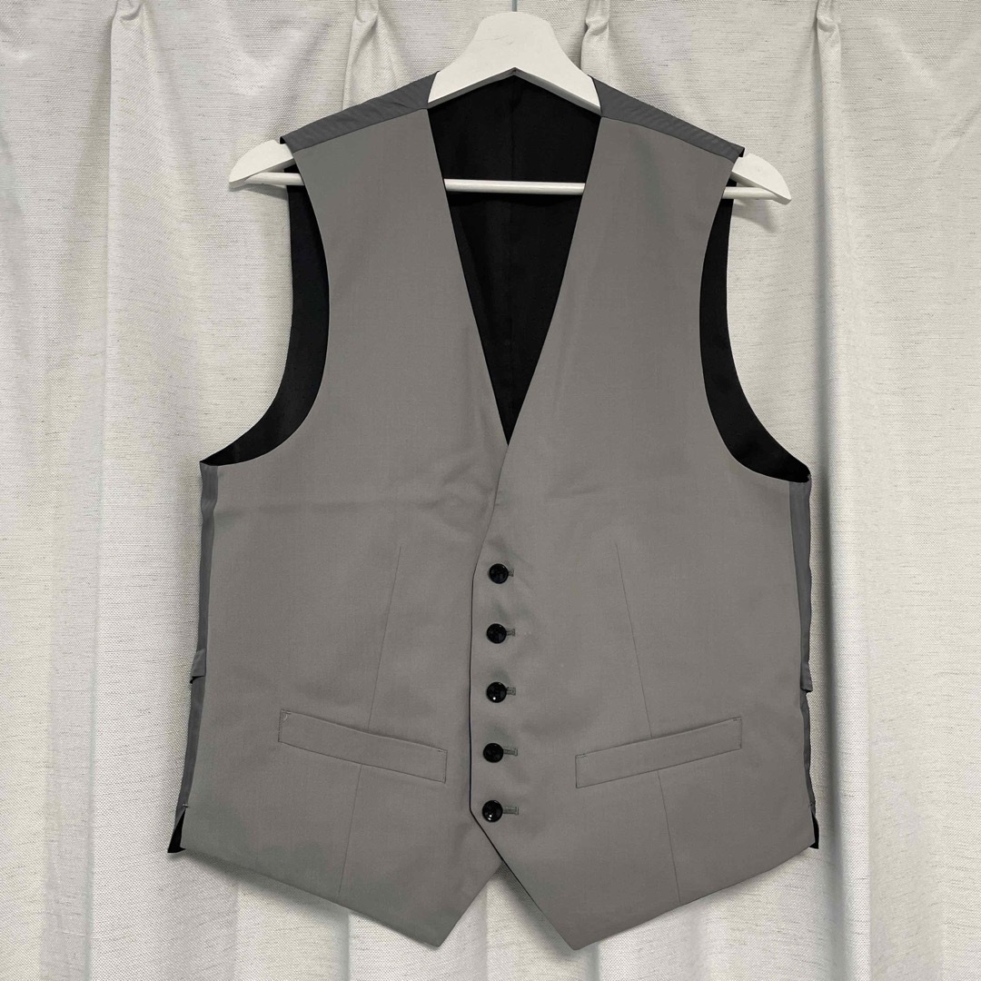 シロ&ハルさん　ネクタイとベスト2way 洋服の青山 メンズのスーツ(スーツベスト)の商品写真