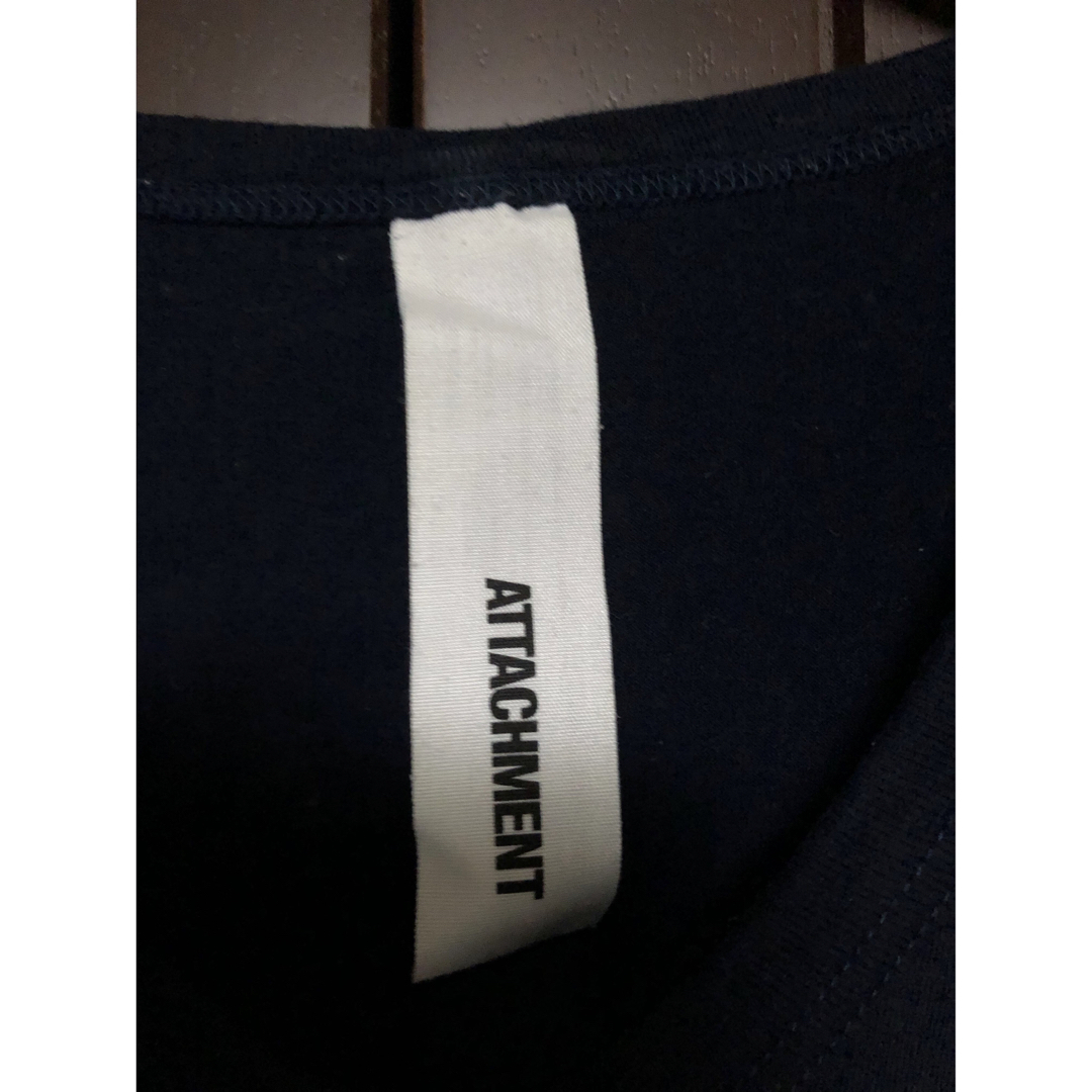 ATTACHIMENT(アタッチメント)のATTACHMENT スーピマ天竺 Uネック 7分袖 Tシャツ カットソー メンズのトップス(Tシャツ/カットソー(七分/長袖))の商品写真