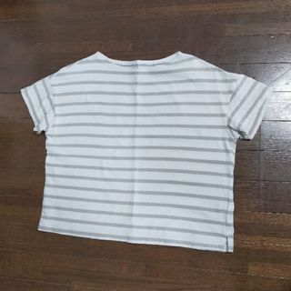 ムジルシリョウヒン(MUJI (無印良品))の無印良品　ボーダー　レディーストップス　M-Lサイズ(Tシャツ(半袖/袖なし))