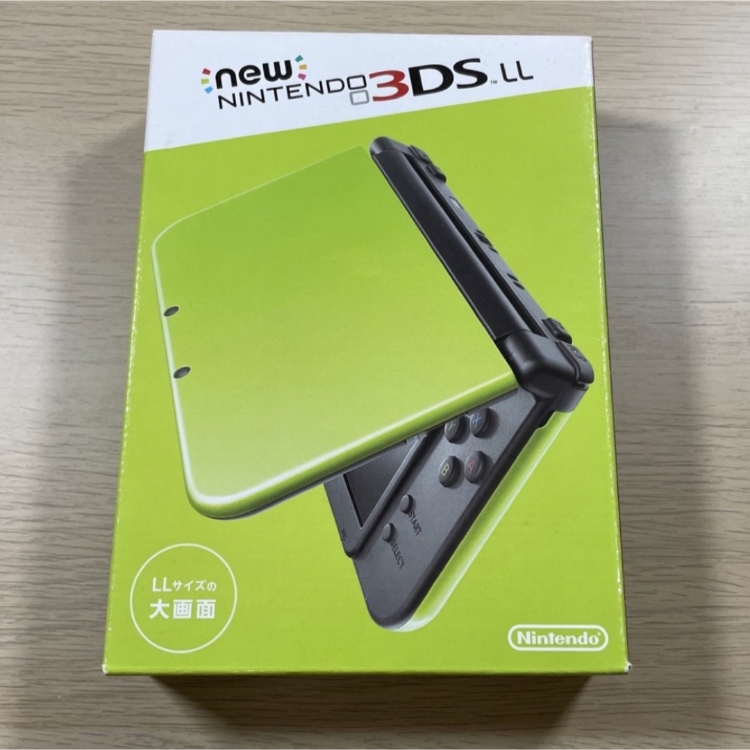 Nintendo new 3ds LL ライム×ブラック