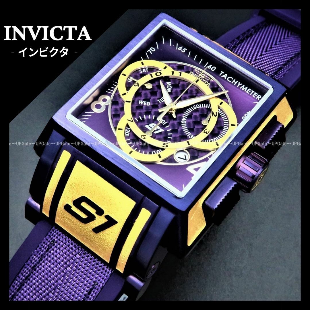 INVICTA - スポーティーデザイン☆パープル INVICTA S1 Rally 43851の