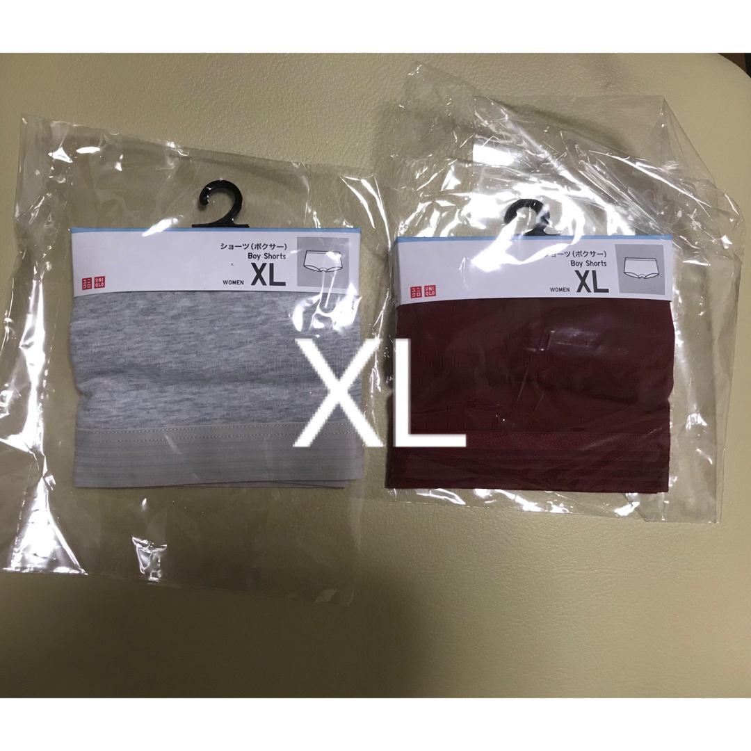 UNIQLO(ユニクロ)の【XLサイズ】ユニクロ　ボクサーショーツ　XL 2枚 レディースの下着/アンダーウェア(ショーツ)の商品写真