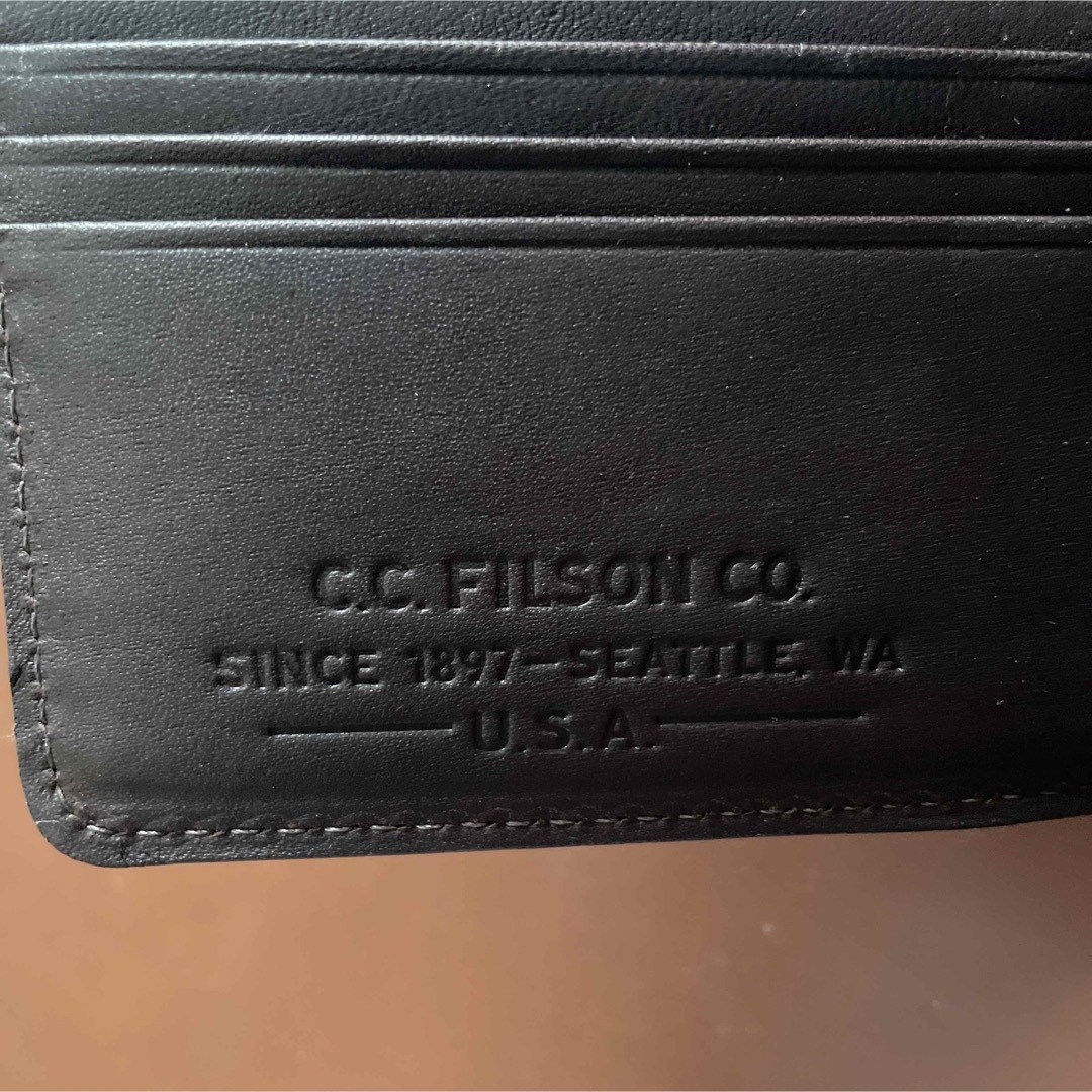 新品 箱付 FILSON フィルソン 財布 ウォレット オッターグリーン 折畳み 4