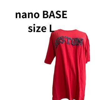 nano BASE半袖　赤　Tシャツ　ゆったり(Tシャツ(半袖/袖なし))