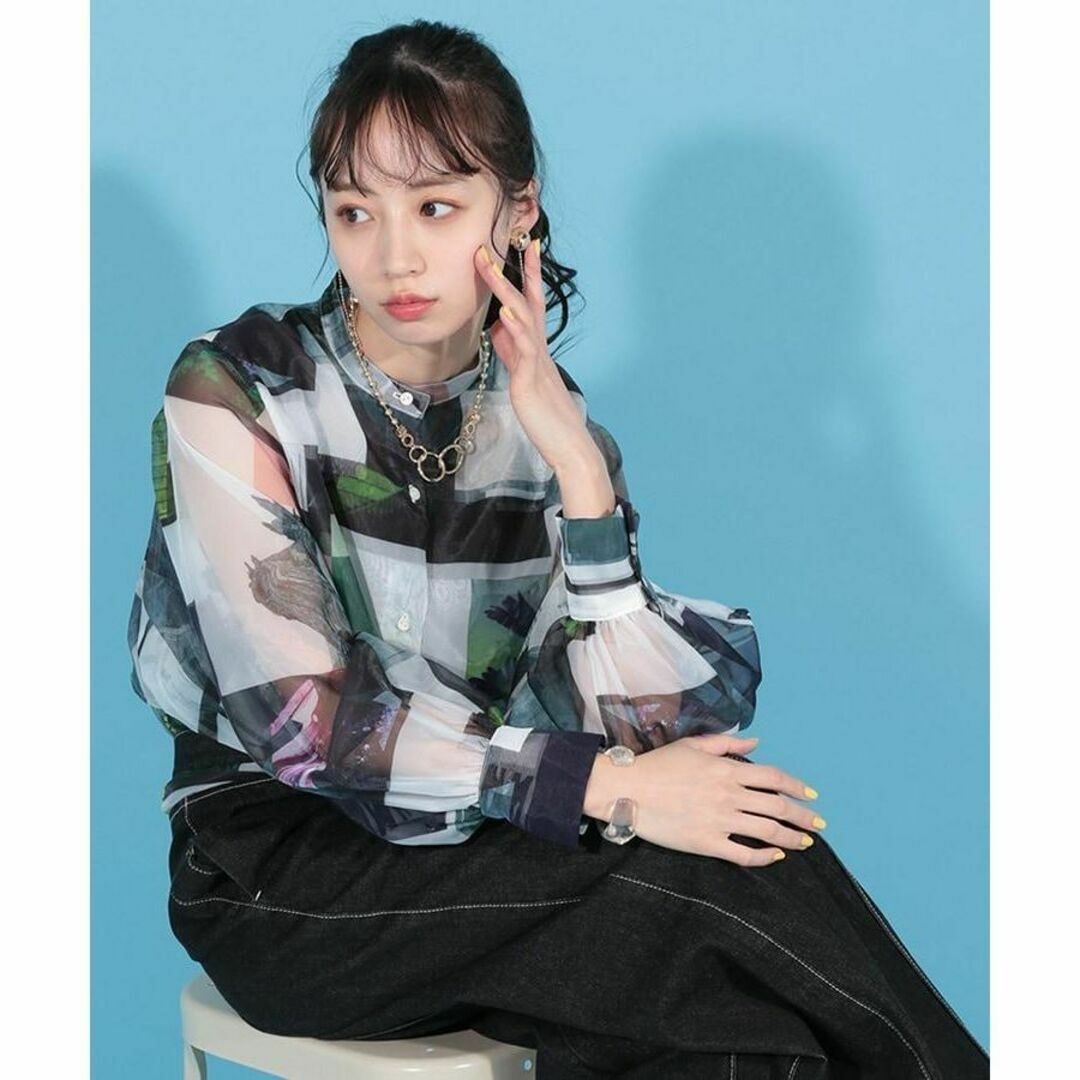 HARE - 新作 新品 完売品 HARE ハレ フォトコラージュシアーシャツ