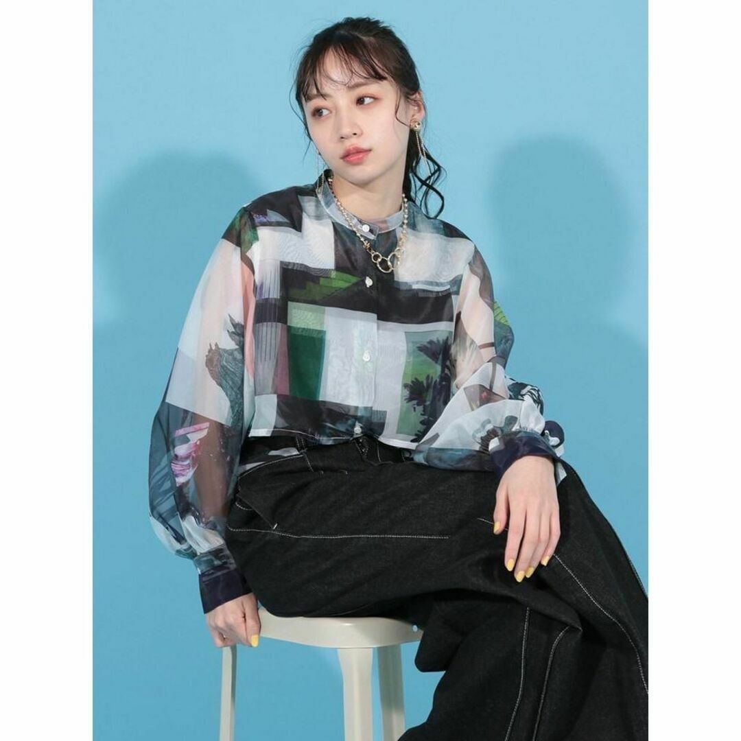 HARE - 新作 新品 完売品 HARE ハレ フォトコラージュシアーシャツ