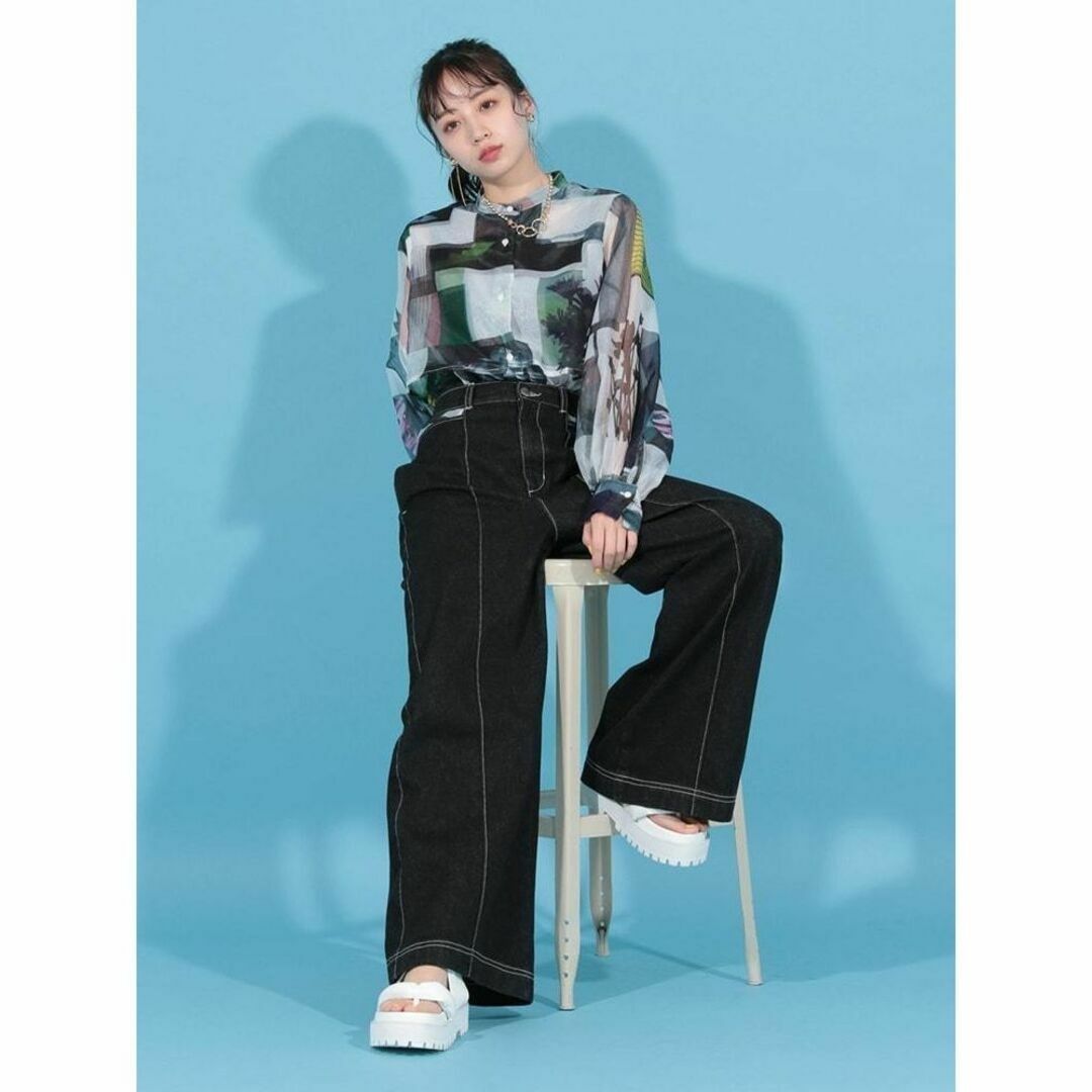 HARE - 新作 新品 完売品 HARE ハレ フォトコラージュシアーシャツ