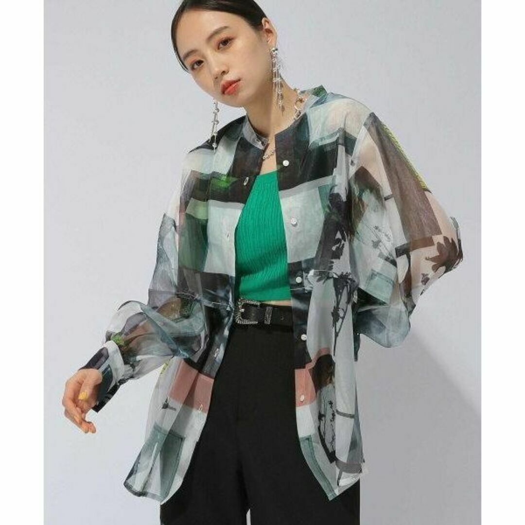 HARE - 新作 新品 完売品 HARE ハレ フォトコラージュシアーシャツ