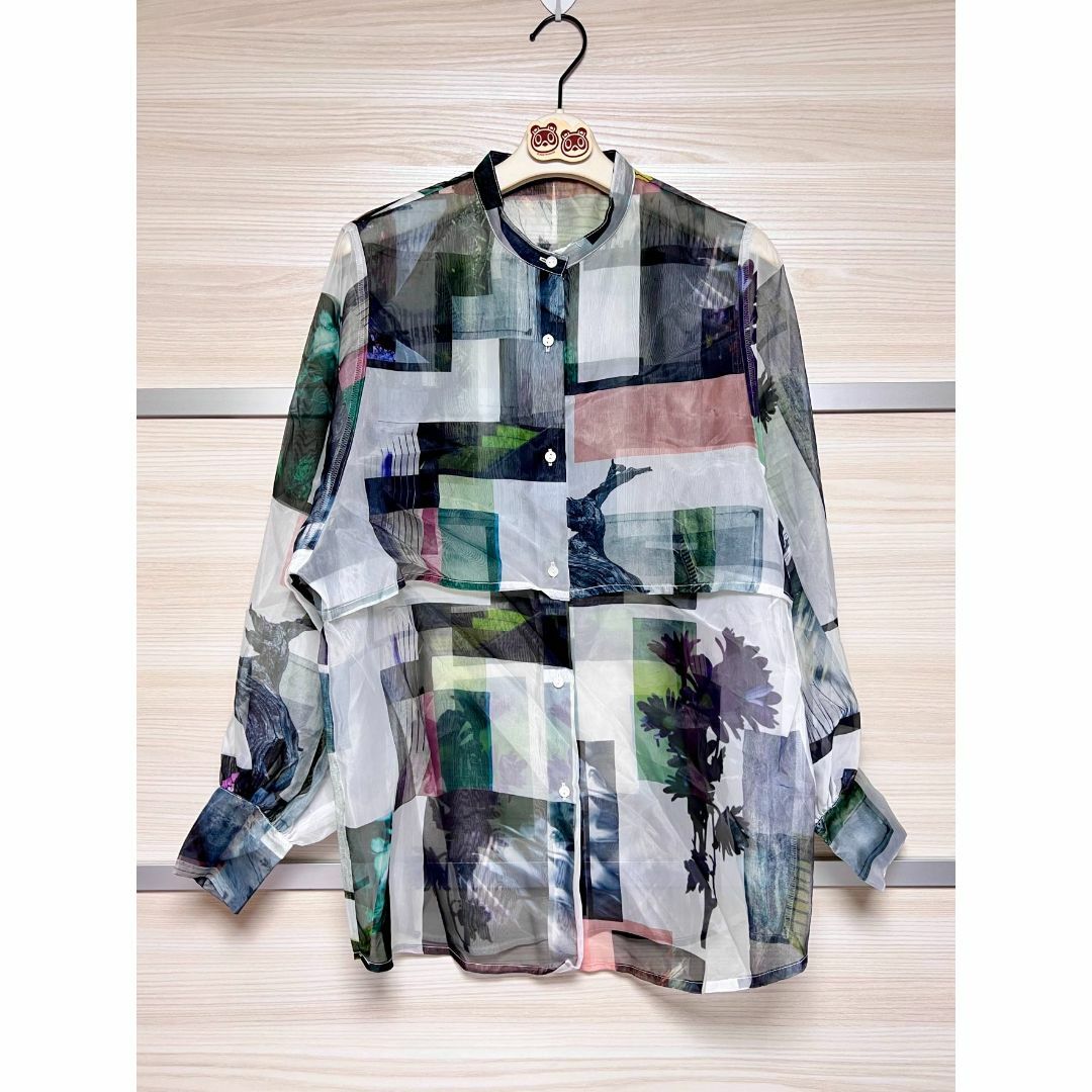 HARE - 新作 新品 完売品 HARE ハレ フォトコラージュシアーシャツ